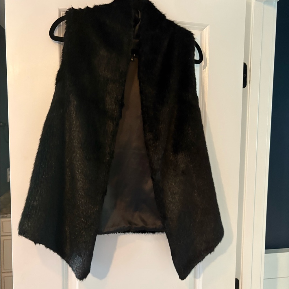 Yumi Kim Black Faux Fur Vest